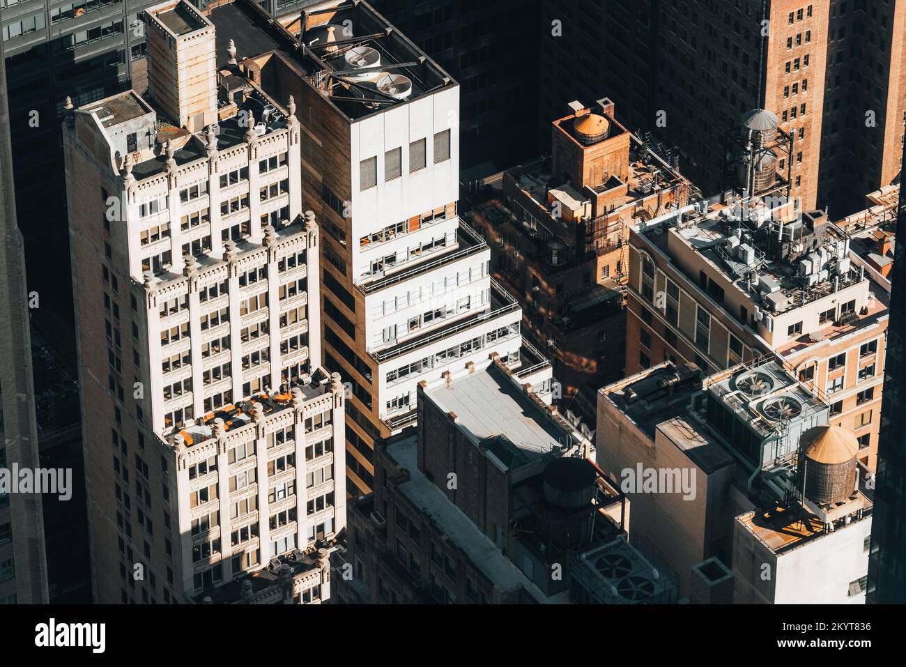 Buildings details from above, New York Stock Photo
