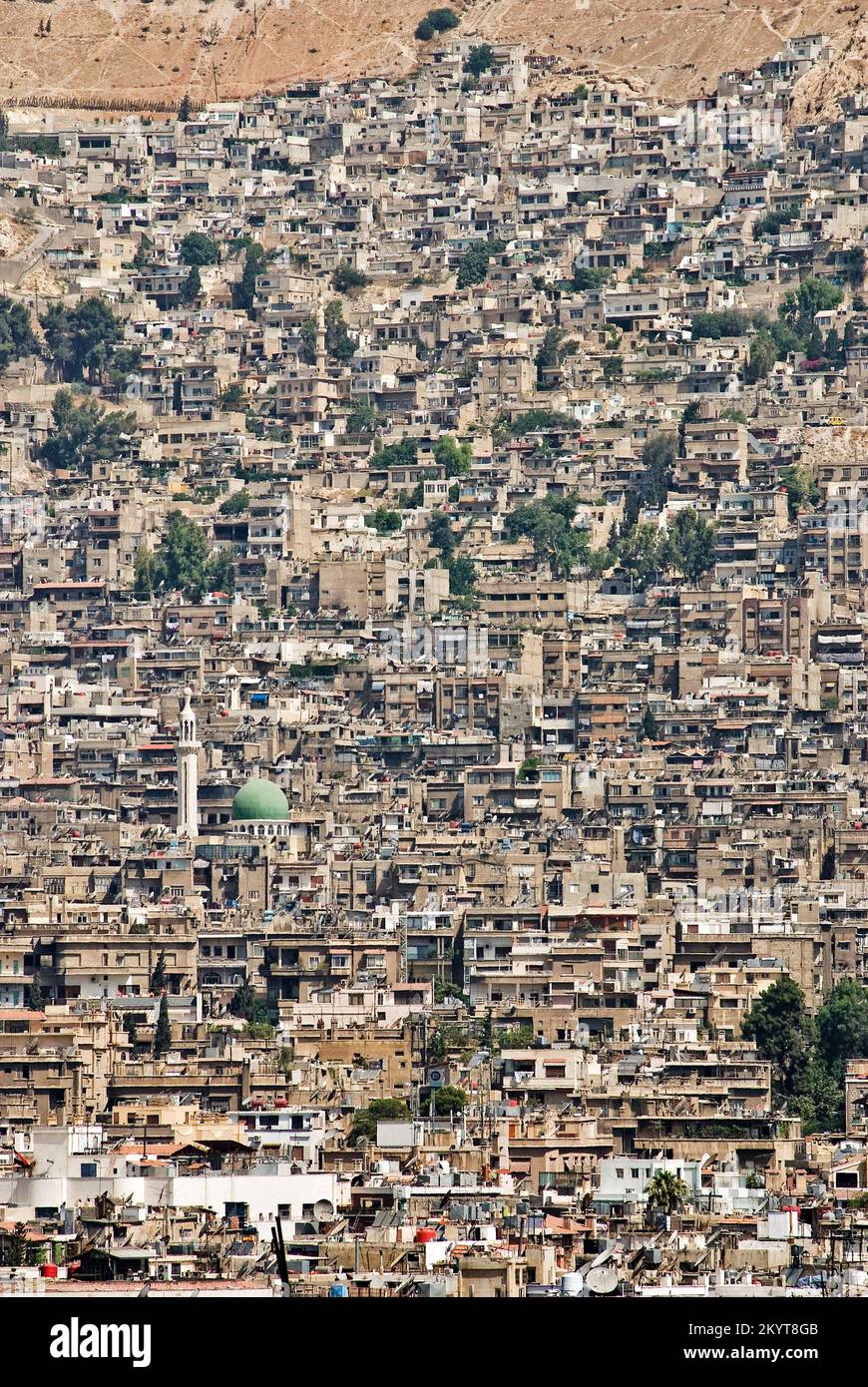 Mount Qasioun - Damascus, Syria Stock Photo