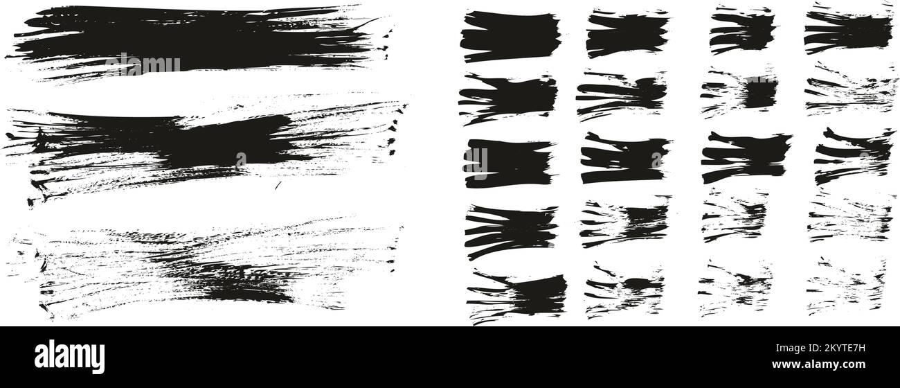 Flat Fan Brush Thin Long Background & Straight Lines Mix High Detail