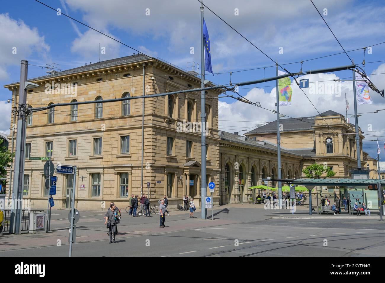 Hauptbahnhof, Bahnhofplatz, Neustadt, Mainz, Rheinland-Pfalz ...