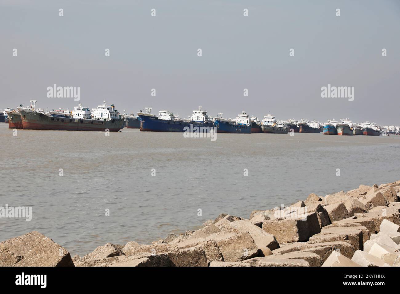 Chattogram, Bangladesh - November 25, 2022: The Bird's-eye view of ...