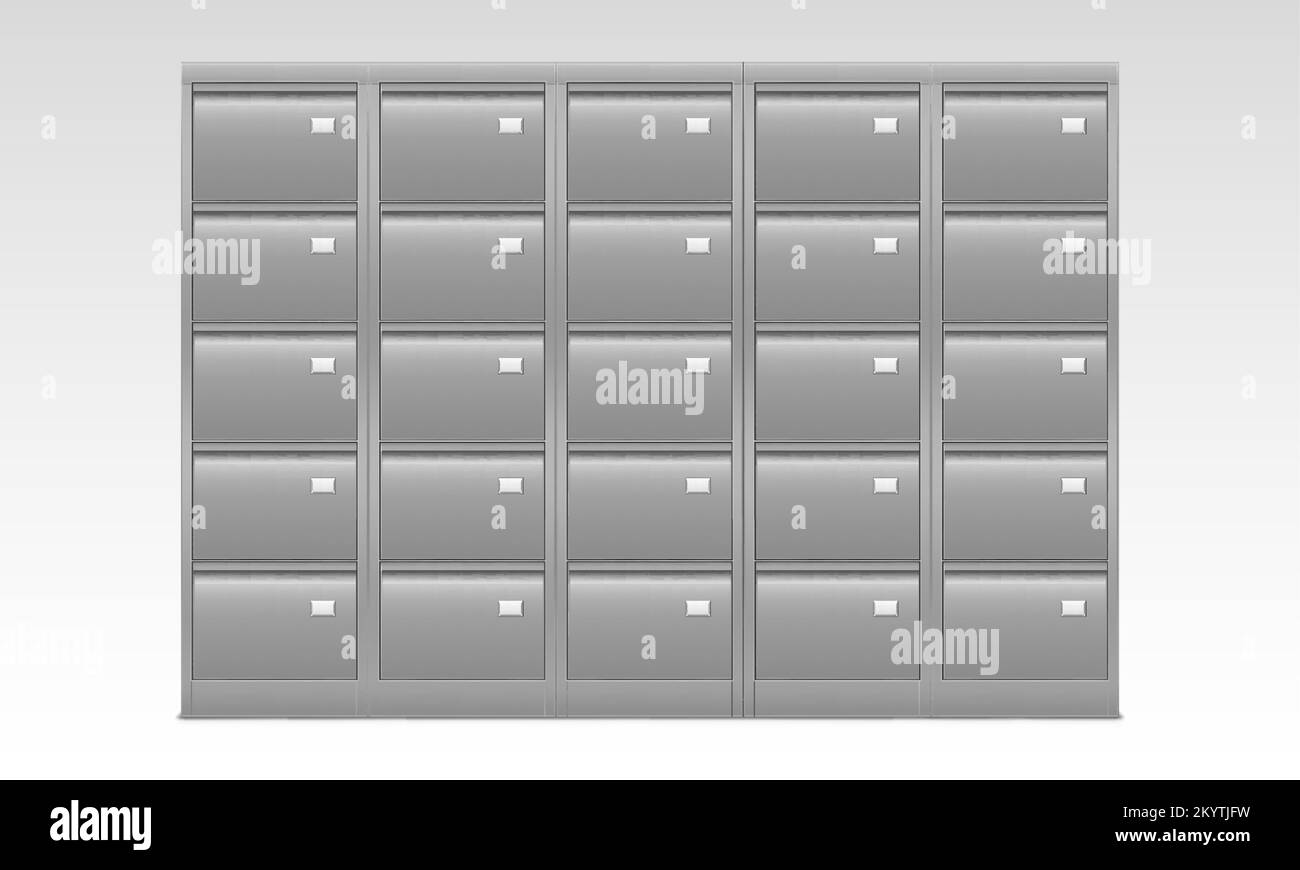 File with drawers for documents. Office card catalog with