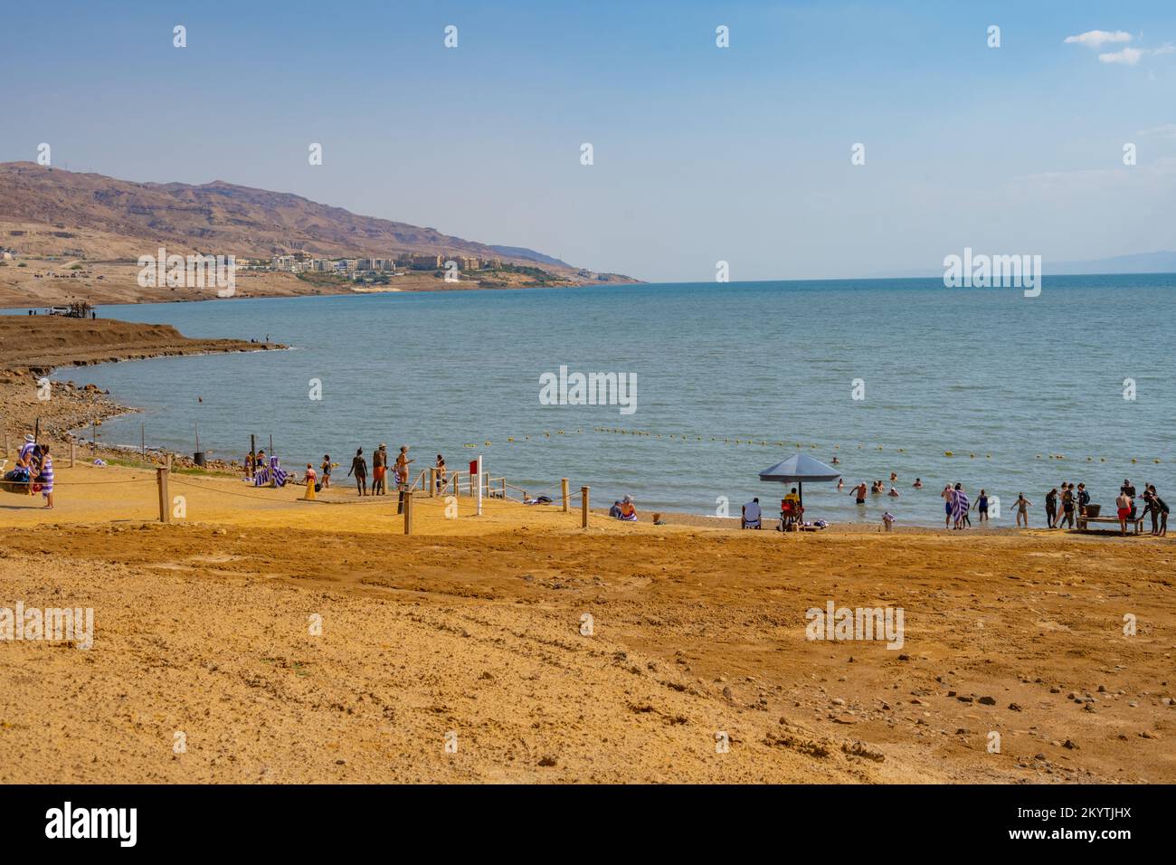 Dead sea jordan salt swimming hi-res stock photography and images - Alamy