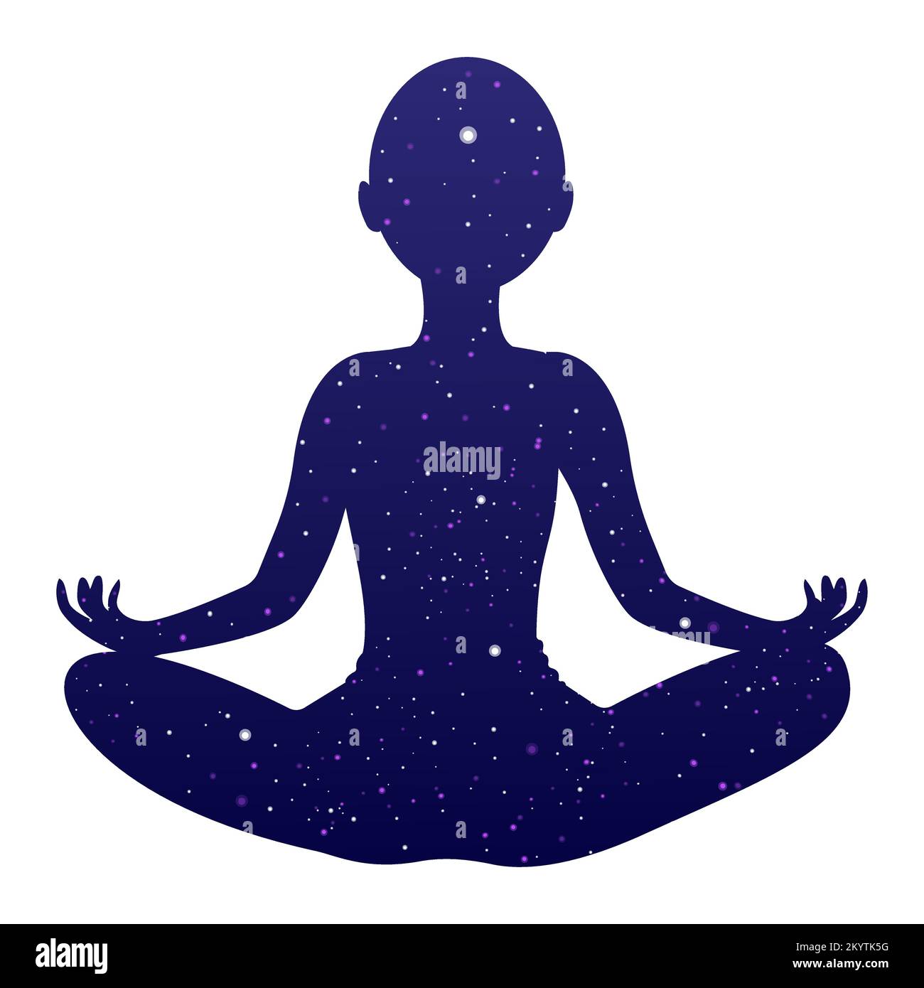 Yoga Lotus Position Silhouette Vector Shape Stock Illustration - Download  Image Now - Lotus Position, Yoga, Activity - iStock