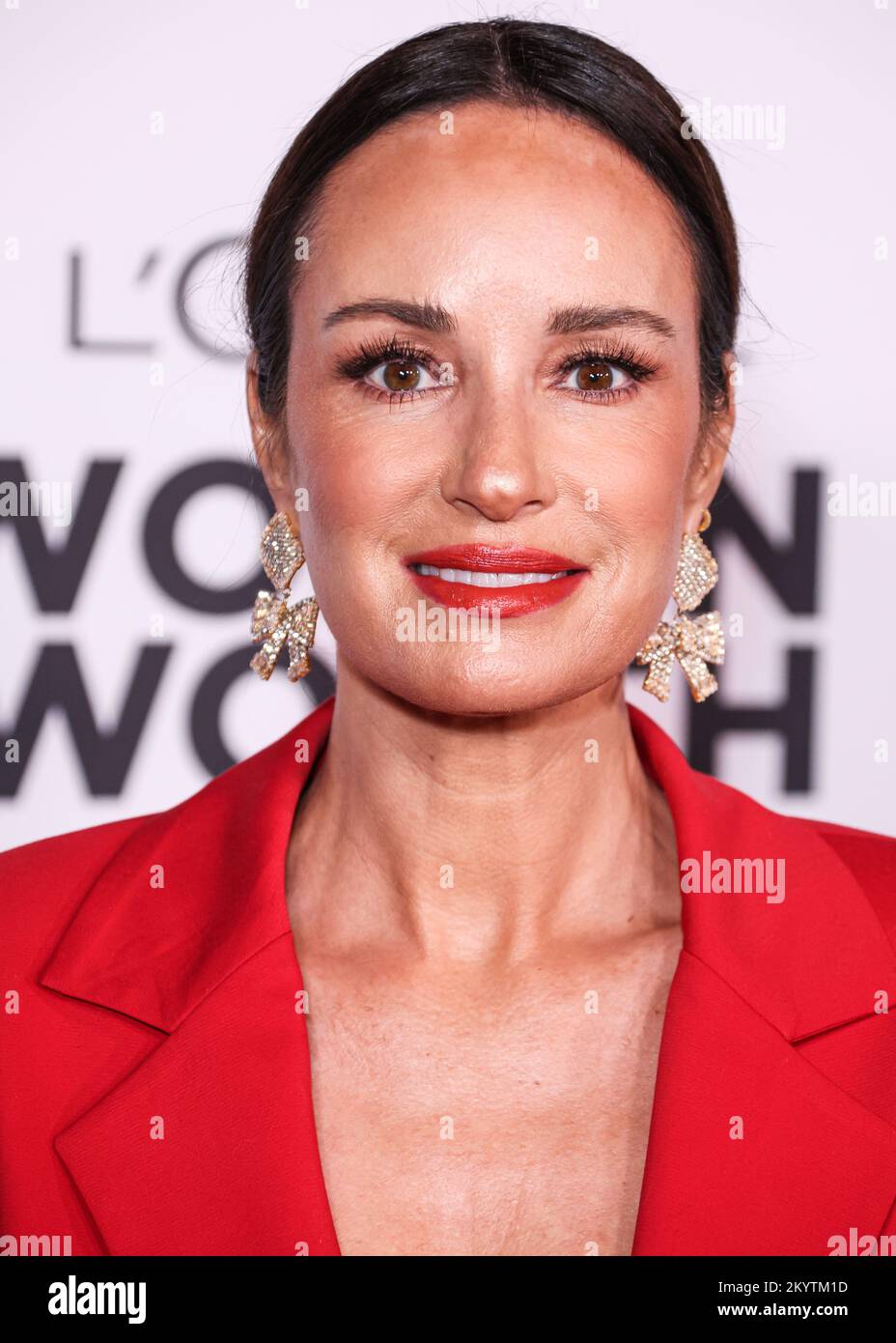 Los Angeles, United States. 01st Dec, 2022. LOS ANGELES, CALIFORNIA, USA - DECEMBER 01: American entertainment reporter Catt Sadler arrives at the L'Oreal Paris' Women Of Worth Celebration 2022 held at The Ebell of Los Angeles on December 1, 2022 in Los Angeles, California, United States. (Photo by Xavier Collin/Image Press Agency) Credit: Image Press Agency/Alamy Live News Stock Photo