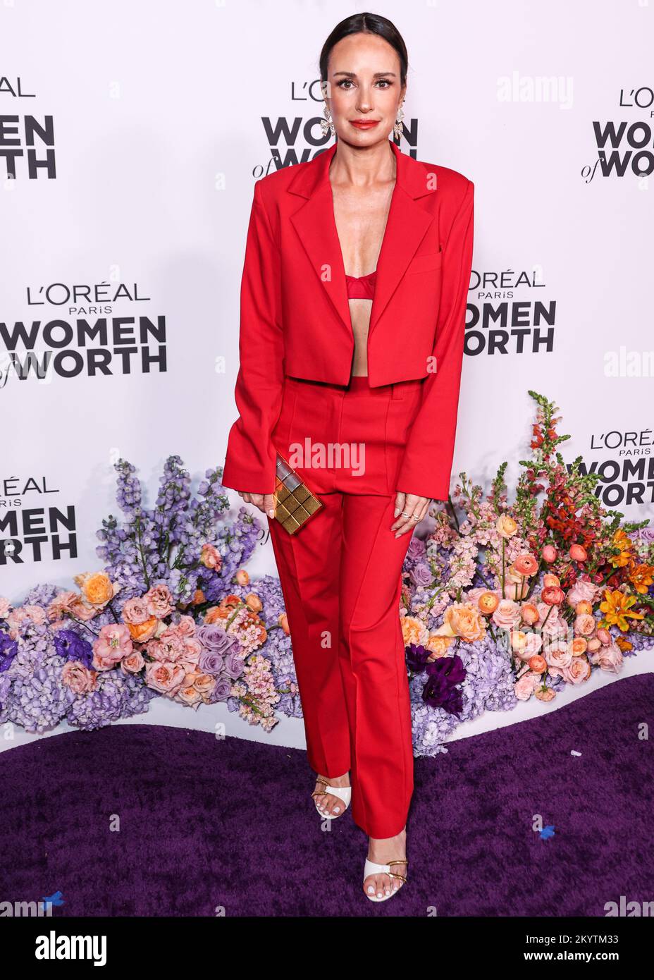 LOS ANGELES, CALIFORNIA, USA - DECEMBER 01: American entertainment reporter  Catt Sadler arrives at the L'Oreal Paris' Women Of Worth Celebration 2022  held at The Ebell of Los Angeles on December 1,