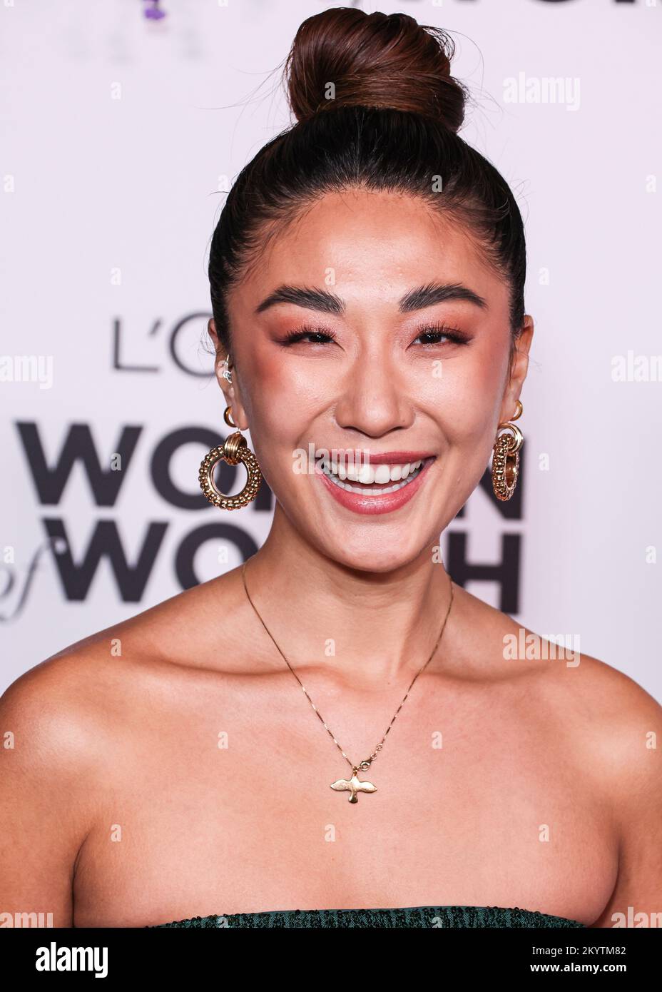 Los Angeles, United States. 01st Dec, 2022. LOS ANGELES, CALIFORNIA, USA - DECEMBER 01: Soo Youn Lee arrives at the L'Oreal Paris' Women Of Worth Celebration 2022 held at The Ebell of Los Angeles on December 1, 2022 in Los Angeles, California, United States. (Photo by Xavier Collin/Image Press Agency) Credit: Image Press Agency/Alamy Live News Stock Photo