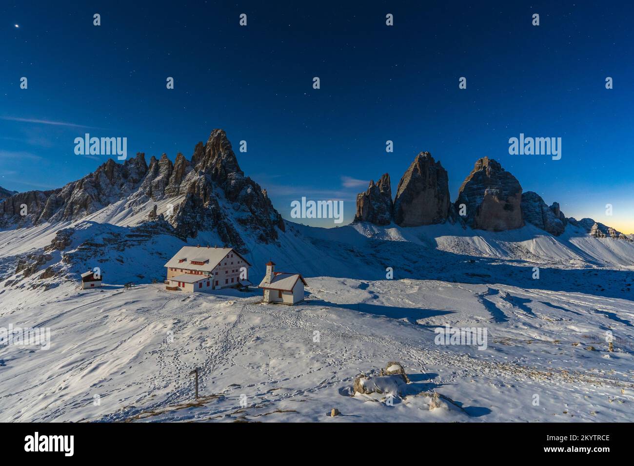 Hut three peaks tre hi-res stock photography and images - Alamy