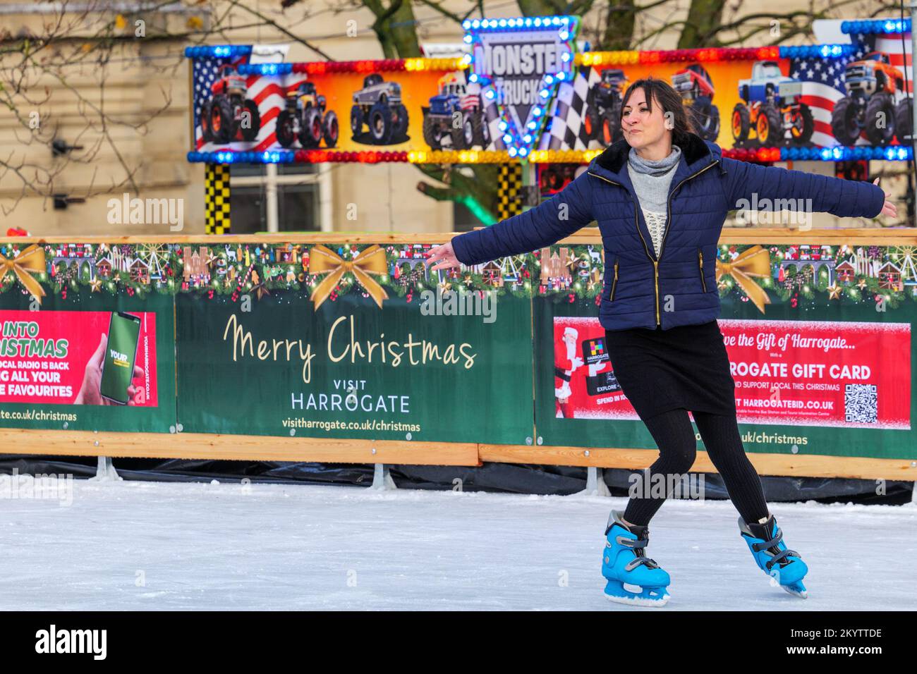 Harrogate ice skating hires stock photography and images Alamy