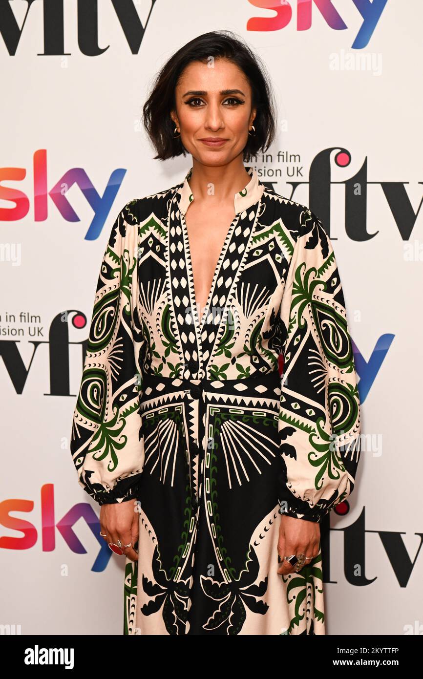 London, UK. 2 December 2022. Anita Rani attending the Women in Film and TV Awards at the London Hilton Park Lane, central London. Picture date: Friday December 2, 2022. Photo credit should read: Matt Crossick/Empics/Alamy Live News Stock Photo