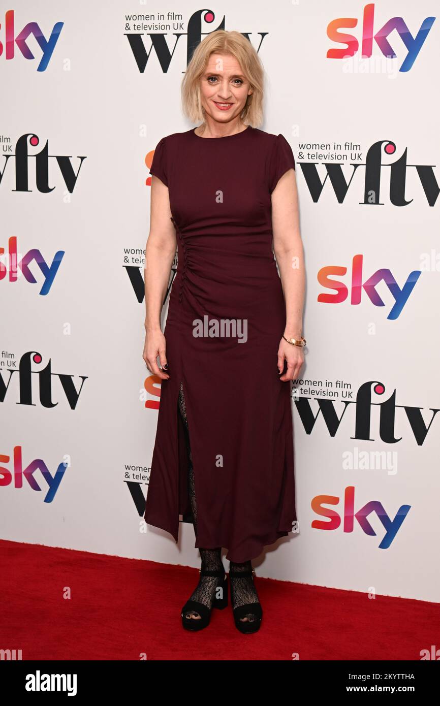 London, UK. 2 December 2022. Anne-Marie Duff attending the Women in Film and TV Awards at the London Hilton Park Lane, central London. Picture date: Friday December 2, 2022. Photo credit should read: Matt Crossick/Empics/Alamy Live News Stock Photo