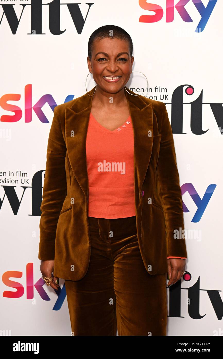 London, UK. 2 December 2022. Adjoa Andoh attending the Women in Film and TV Awards at the London Hilton Park Lane, central London. Picture date: Friday December 2, 2022. Photo credit should read: Matt Crossick/Empics/Alamy Live News Stock Photo