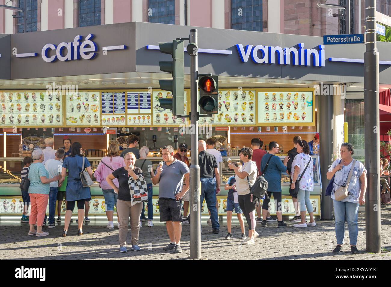 Eisdiele Vannini, Petersstraße, Worms, RheinlandPfalz, Deutschland