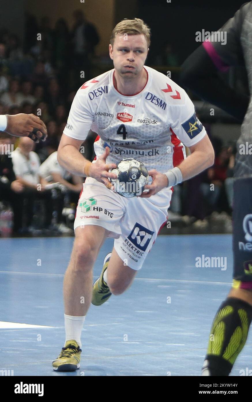 Aalborg Handbold, December 1, 2022, Aron Pálmarsson of Aalborg Håndbold  during the EHF Champions League Handball match between HBC Nantes and  Aalborg Handbold on December 1, 2022 at H Arena in Nantes,