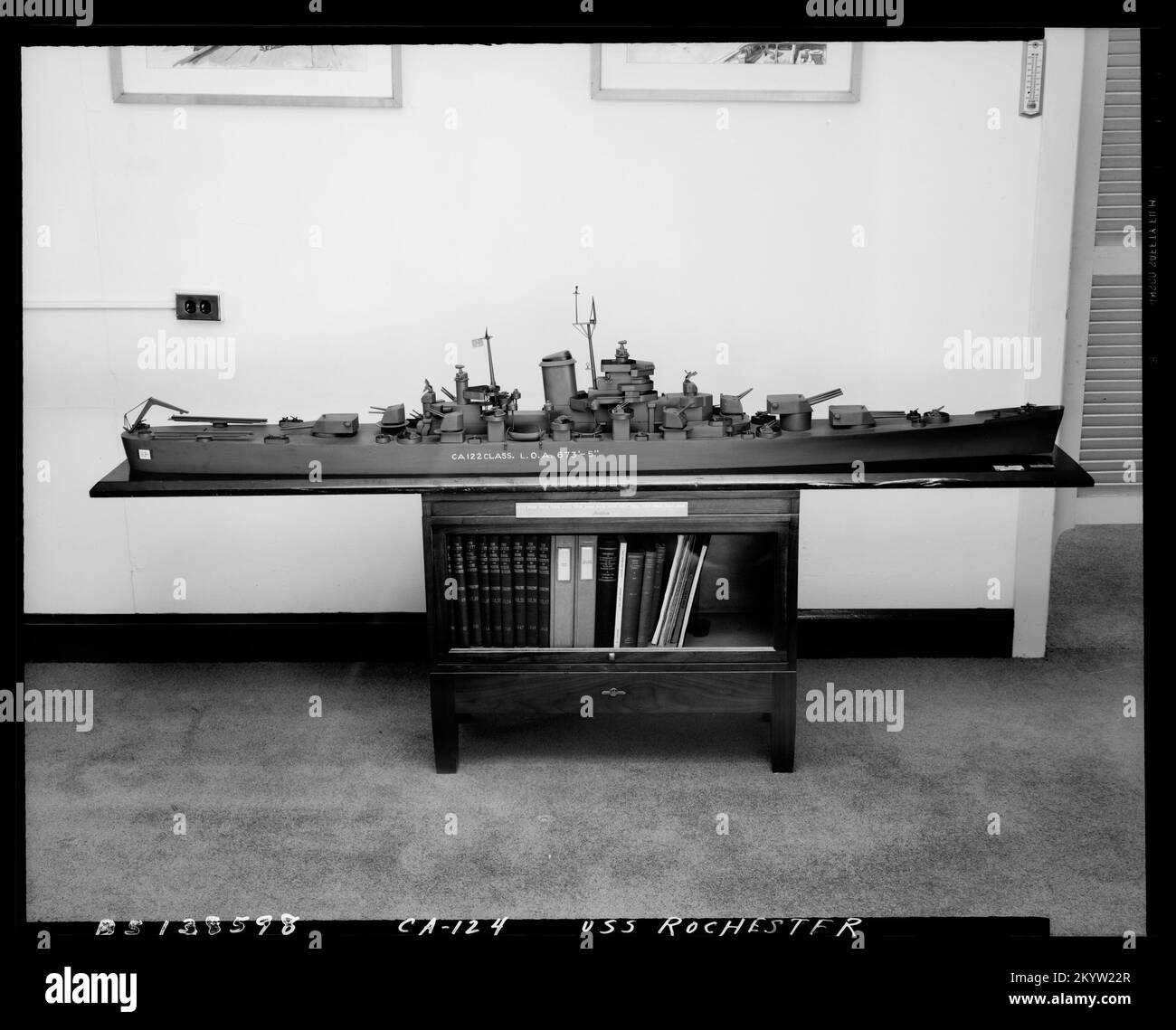 CA 124 Rochester [19-NN-CA 124 Rochester-138598] , Ships, Naval Vessels ...
