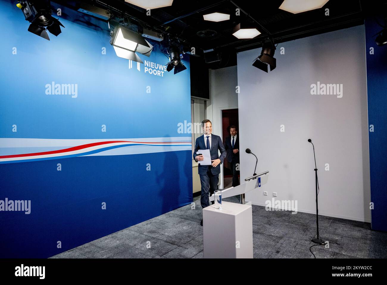 THE HAGUE - Prime Minister Mark Rutte during the press conference after ...
