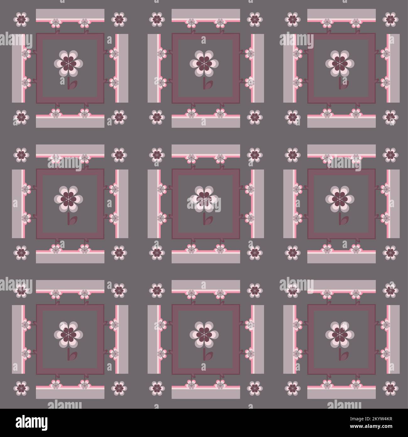 Modern geometric vector seamless pattern. Background isolated. Digital ...