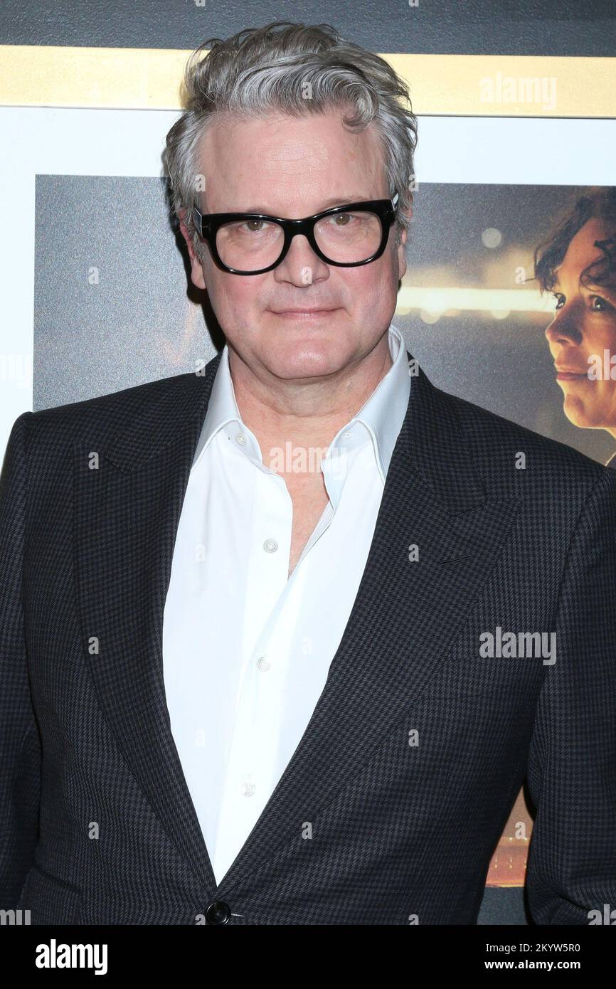 Beverly Hills, CA. 1st Dec, 2022. Colin Firth at arrivals for EMPIRE OF LIGHT Premiere, Samuel Goldwyn Theater, Beverly Hills, CA December 1, 2022. Credit: Priscilla Grant/Everett Collection/Alamy Live News Stock Photo