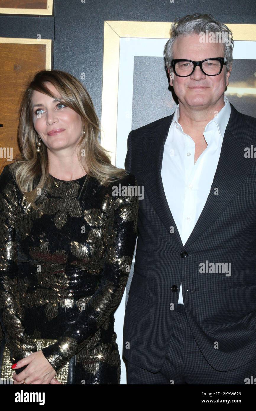 Beverly Hills, CA. 1st Dec, 2022. Maggie Cohn, Colin Firth at arrivals for EMPIRE OF LIGHT