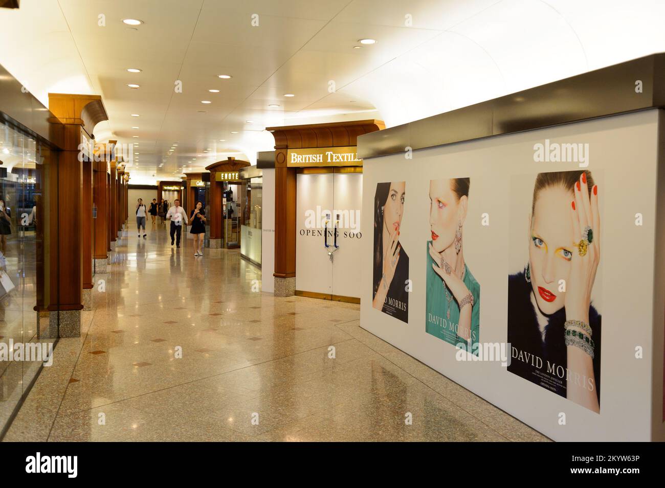 HONG KONG MAY 06, 2015 interior of the shopping mall. Hong Kong