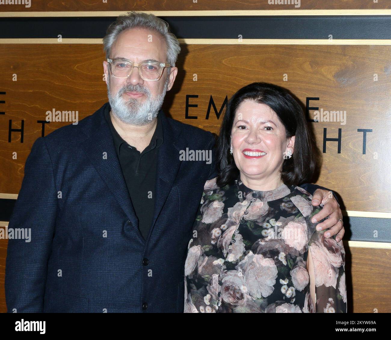 Beverly Hills, CA. 1st Dec, 2022. Sam Mendes, Pippa Harris at arrivals for EMPIRE OF LIGHT Premiere, Samuel Goldwyn Theater, Beverly Hills, CA December 1, 2022. Credit: Priscilla Grant/Everett Collection/Alamy Live News Stock Photo
