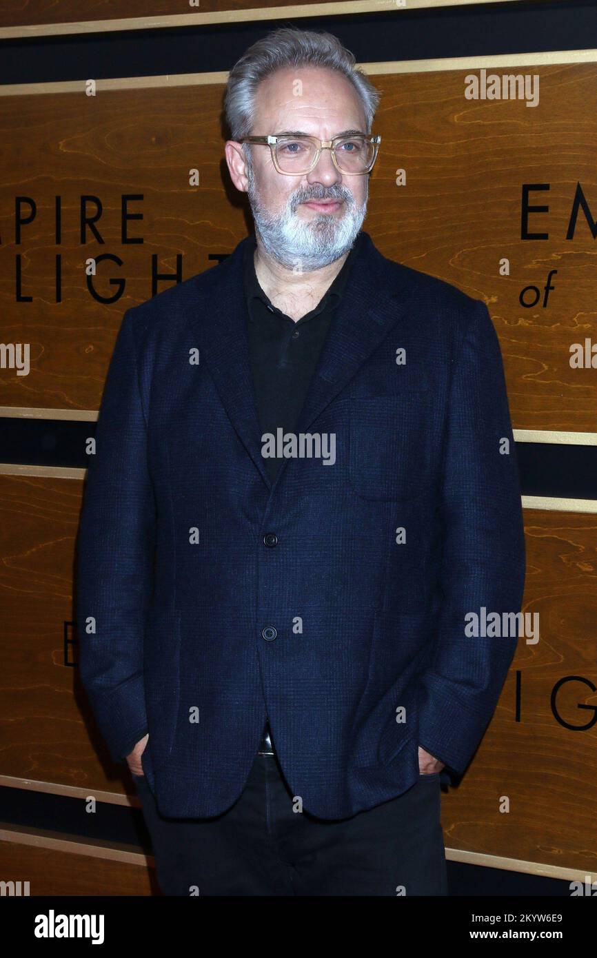 Beverly Hills, CA. 1st Dec, 2022. Sam Mendes at arrivals for EMPIRE OF LIGHT Premiere, Samuel Goldwyn Theater, Beverly Hills, CA December 1, 2022. Credit: Priscilla Grant/Everett Collection/Alamy Live News Stock Photo