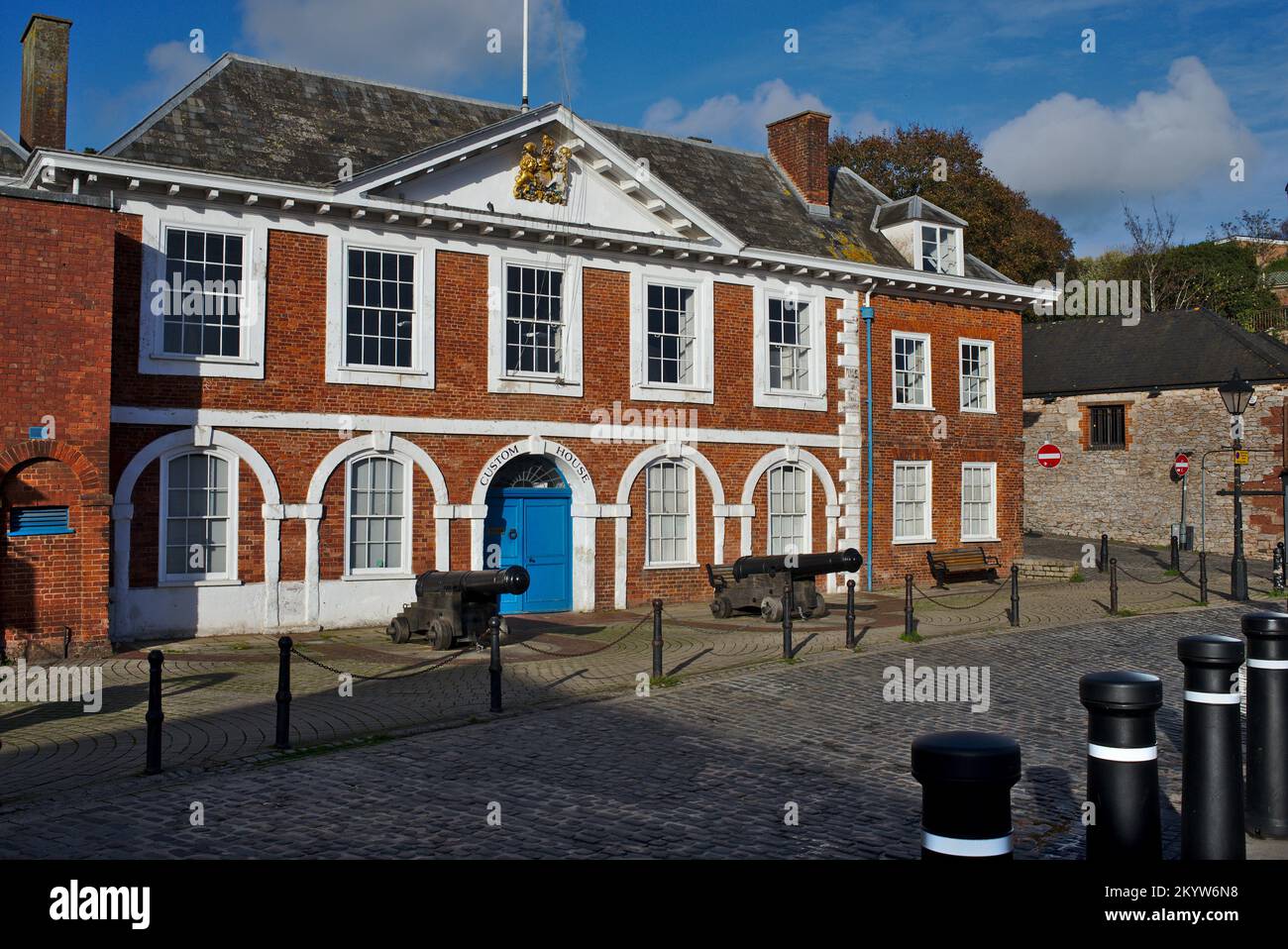 Exeter Customs House. Quayside Exeter Devon UK Stock Photo