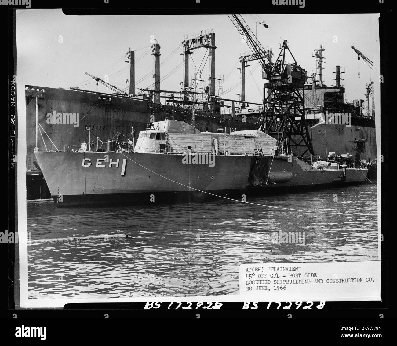 AGEH1 Plainview , Ships, Naval Vessels, Boats, Naval History, Navy Stock Photo Alamy