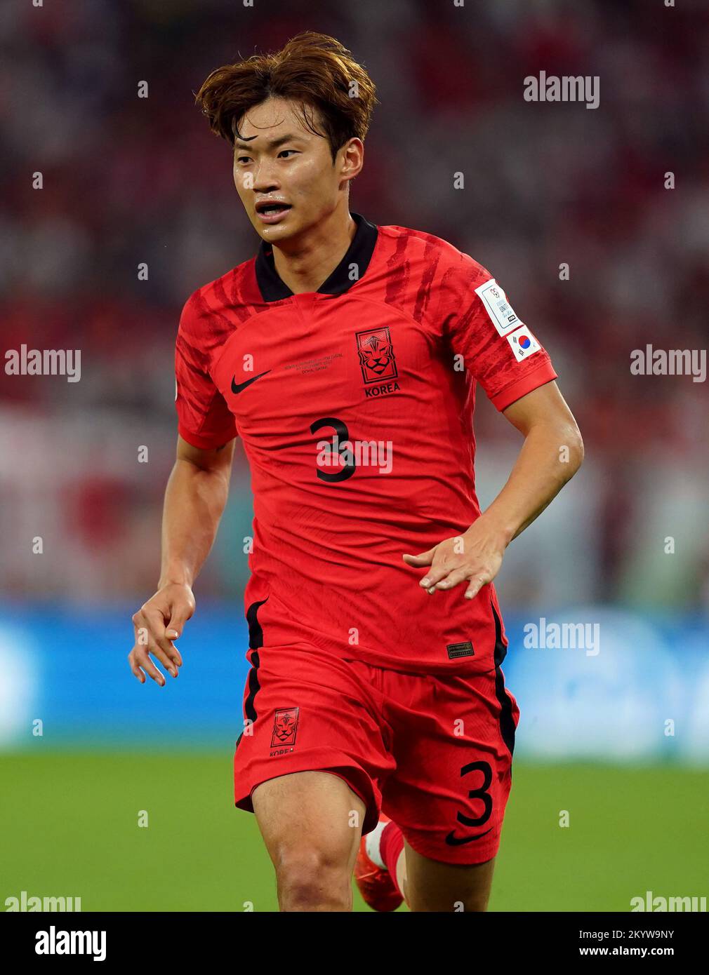 South Korea's Kim Jin-Su during the FIFA World Cup Group H match at the Education City Stadium in Al-Rayyan, Qatar. Picture date: Friday December 2, 2022. Stock Photo