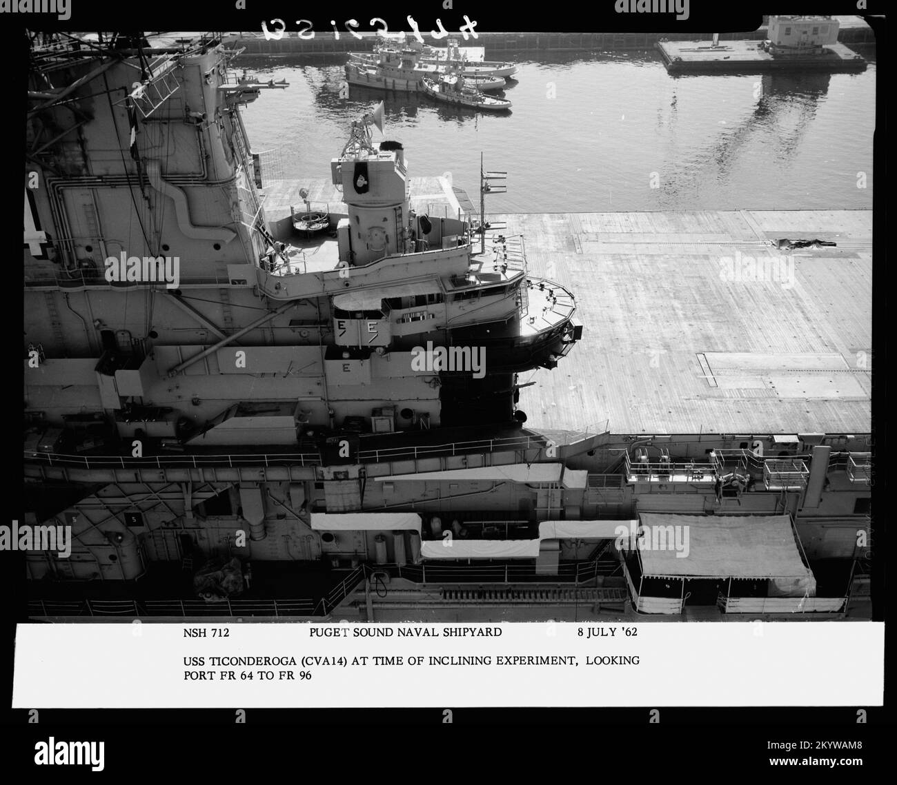 CVA 14 Ticonderoga [19-NN-CVA 14 Ticonderoga-165174] , Ships, Naval ...