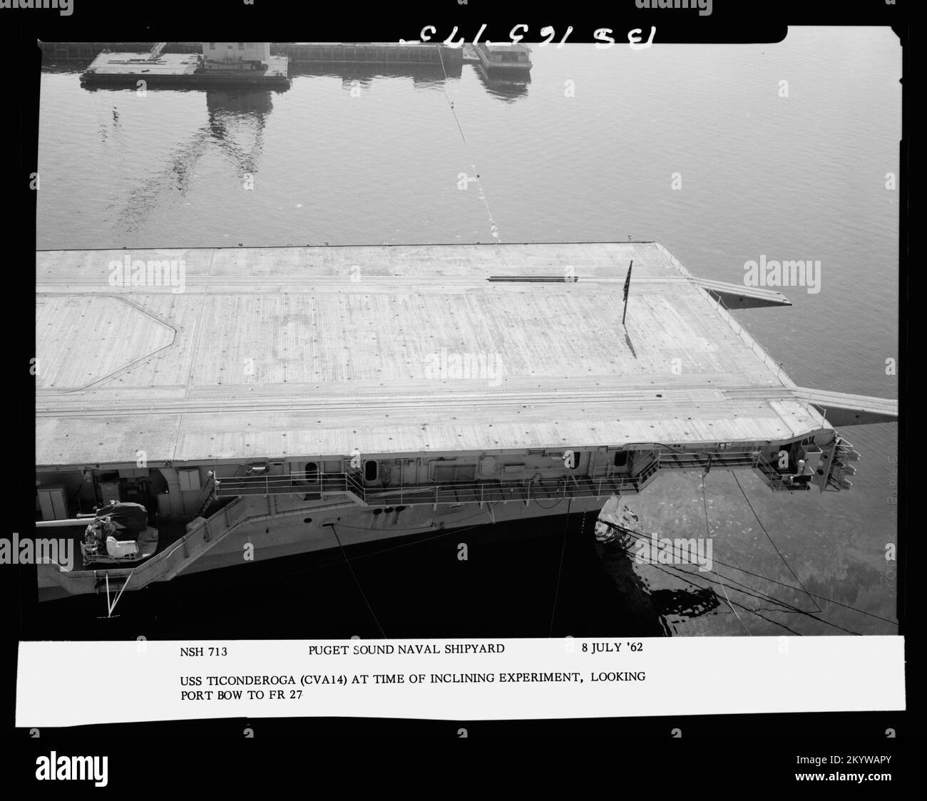 CVA 14 Ticonderoga [19-NN-CVA 14 Ticonderoga-165175] , Ships, Naval ...