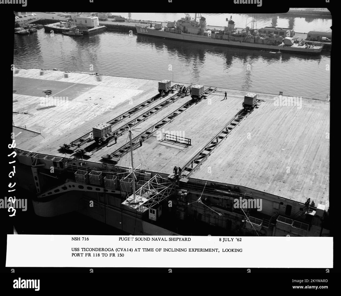 CVA 14 Ticonderoga [19-NN-CVA 14 Ticonderoga-165178] , Ships, Naval ...