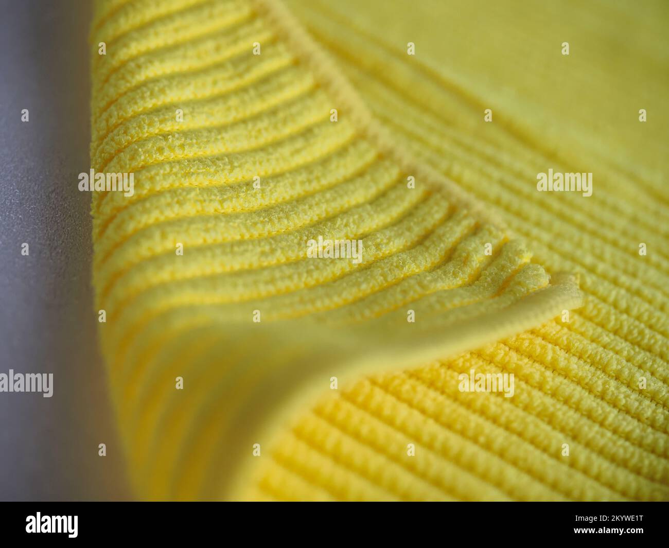 kitchen towel microfiber dissected fiber Stock Photo