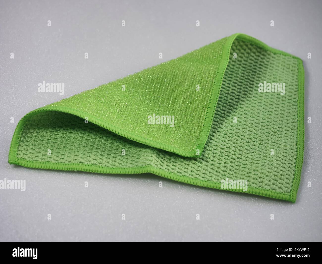 kitchen towel microfiber dissected fiber Stock Photo