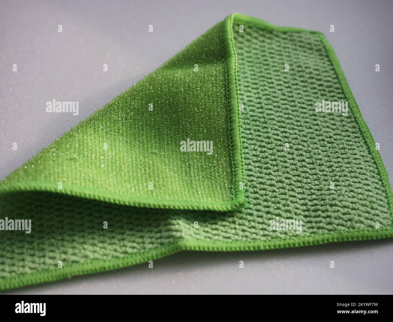 kitchen towel microfiber dissected fiber Stock Photo