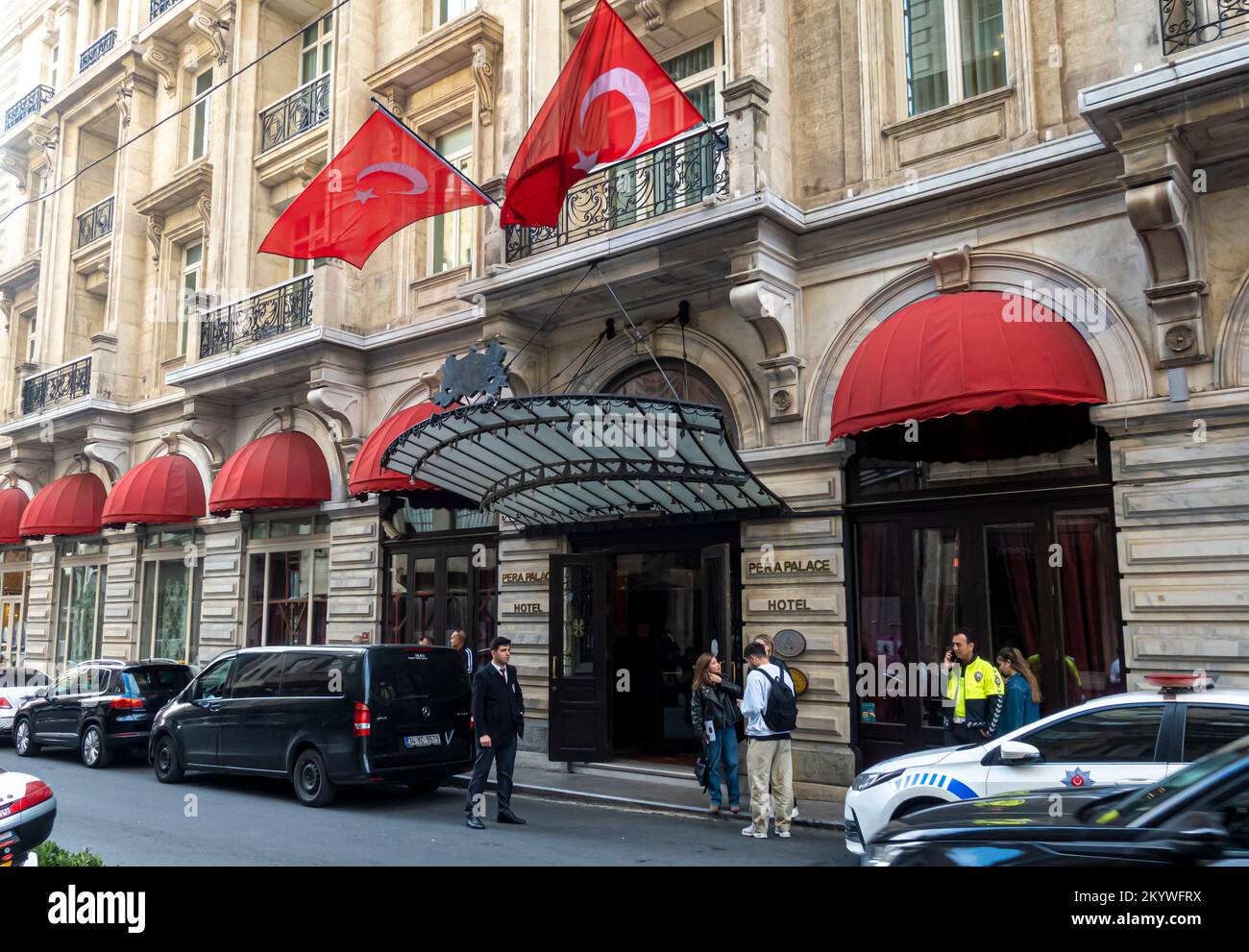 Pera Palace hotel. Istanbul Turkey Stock Photo