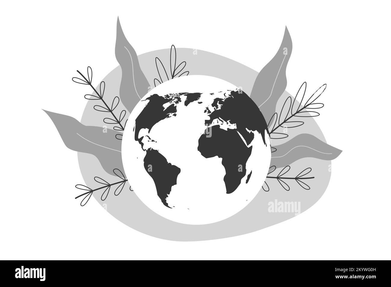 Save Earth Clipart Black And White