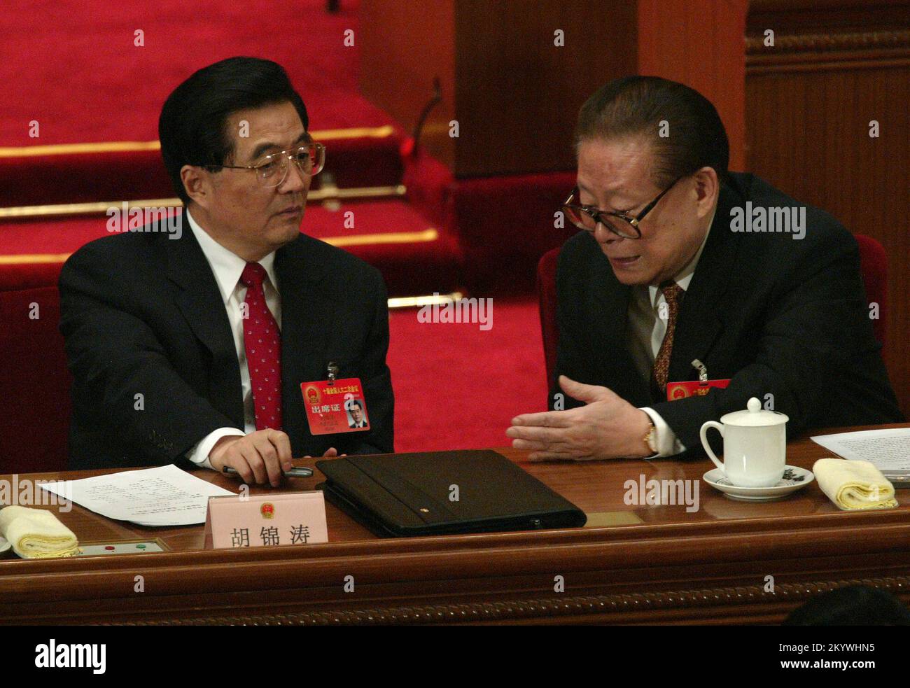 Hu jintao 2004 hi-res stock photography and images - Alamy