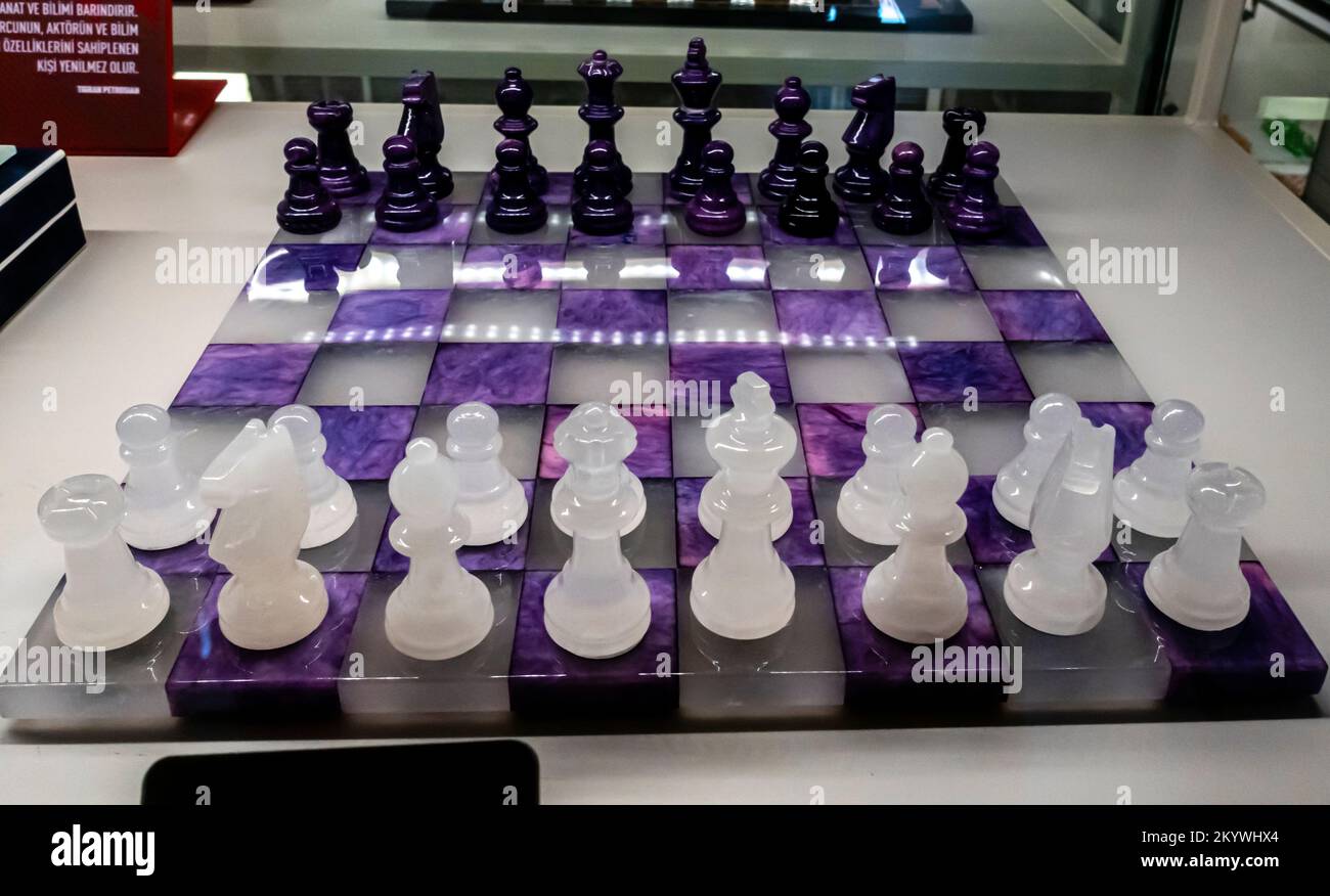 Marble Italian chess set. Chess sets from Italy. Chess pieces. Chess