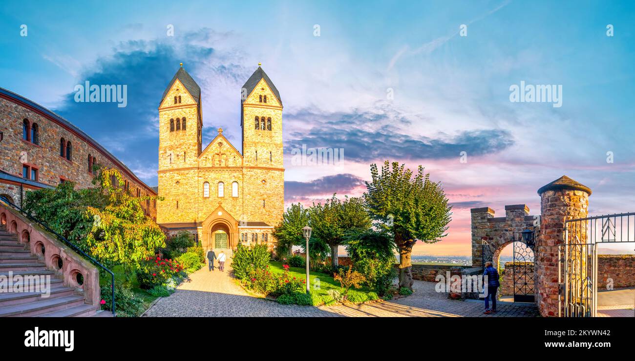 Abbey Saint Hildegard, Rheingau, Germany Stock Photo