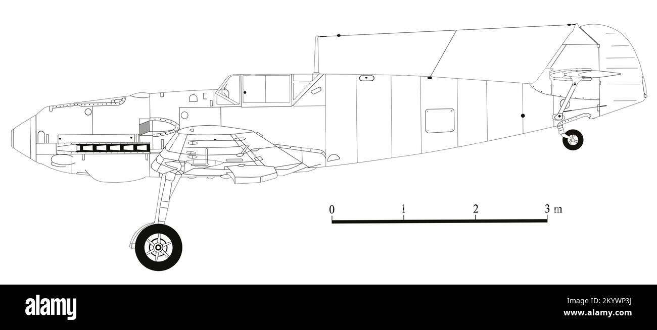 洋書 Messerschmitt Bf 109 E (Top Drawings) 洋書
