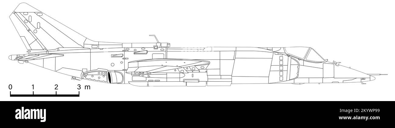 Yakovlev Yak-38 (Forger) Stock Photo