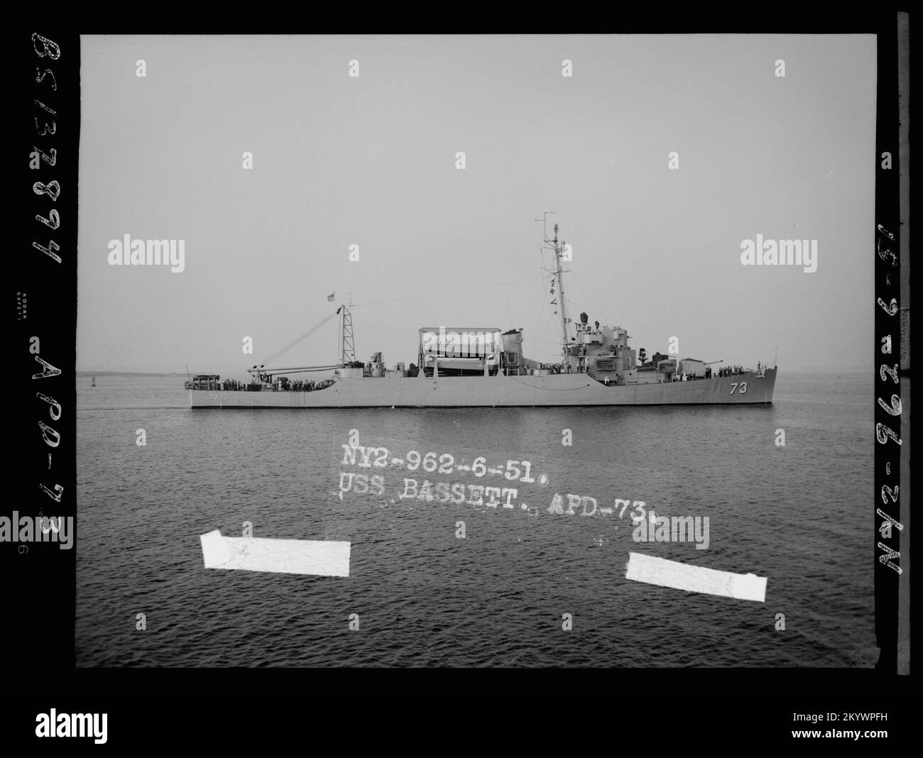 APD73 Bassett , Ships, Naval Vessels, Boats, Naval History, Navy Stock