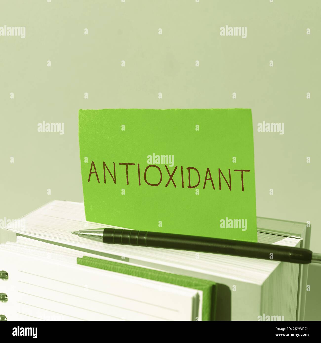 Inspiration showing sign Antioxidant. Word Written on a substance that