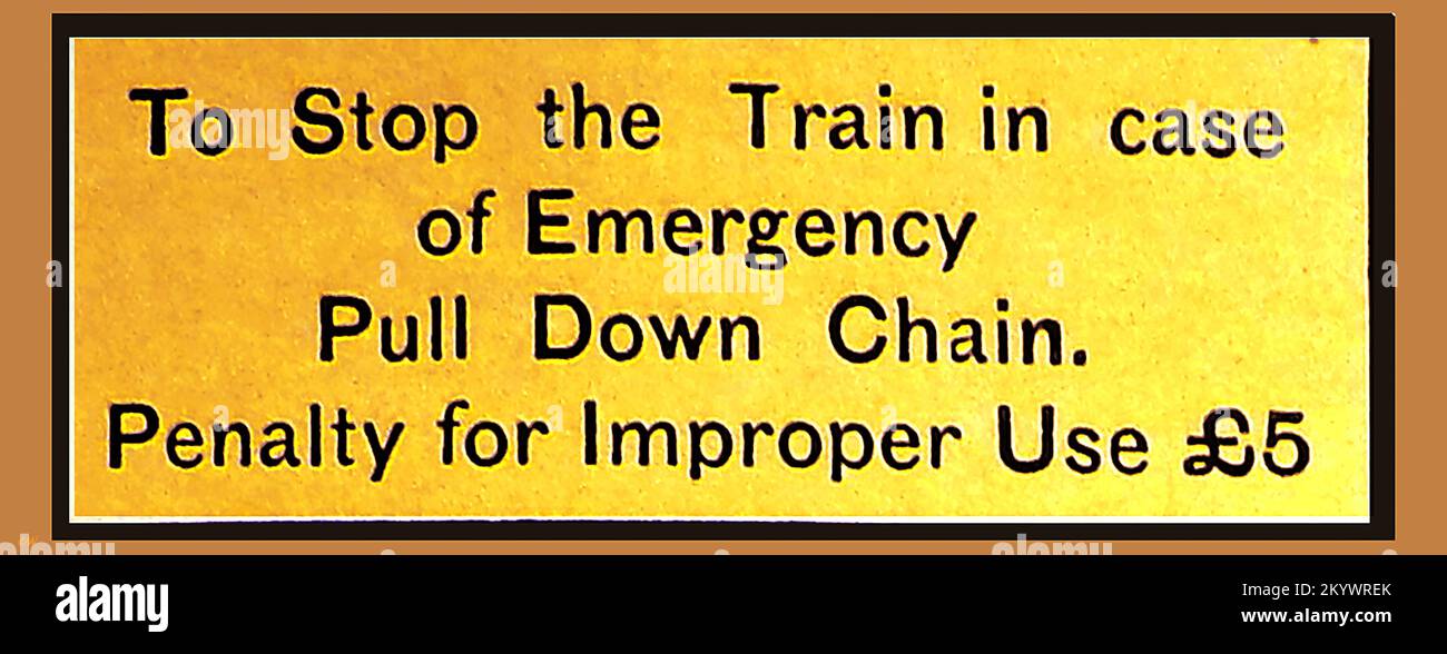 Initiatief Groot verbrand stop the train in cases of emergency