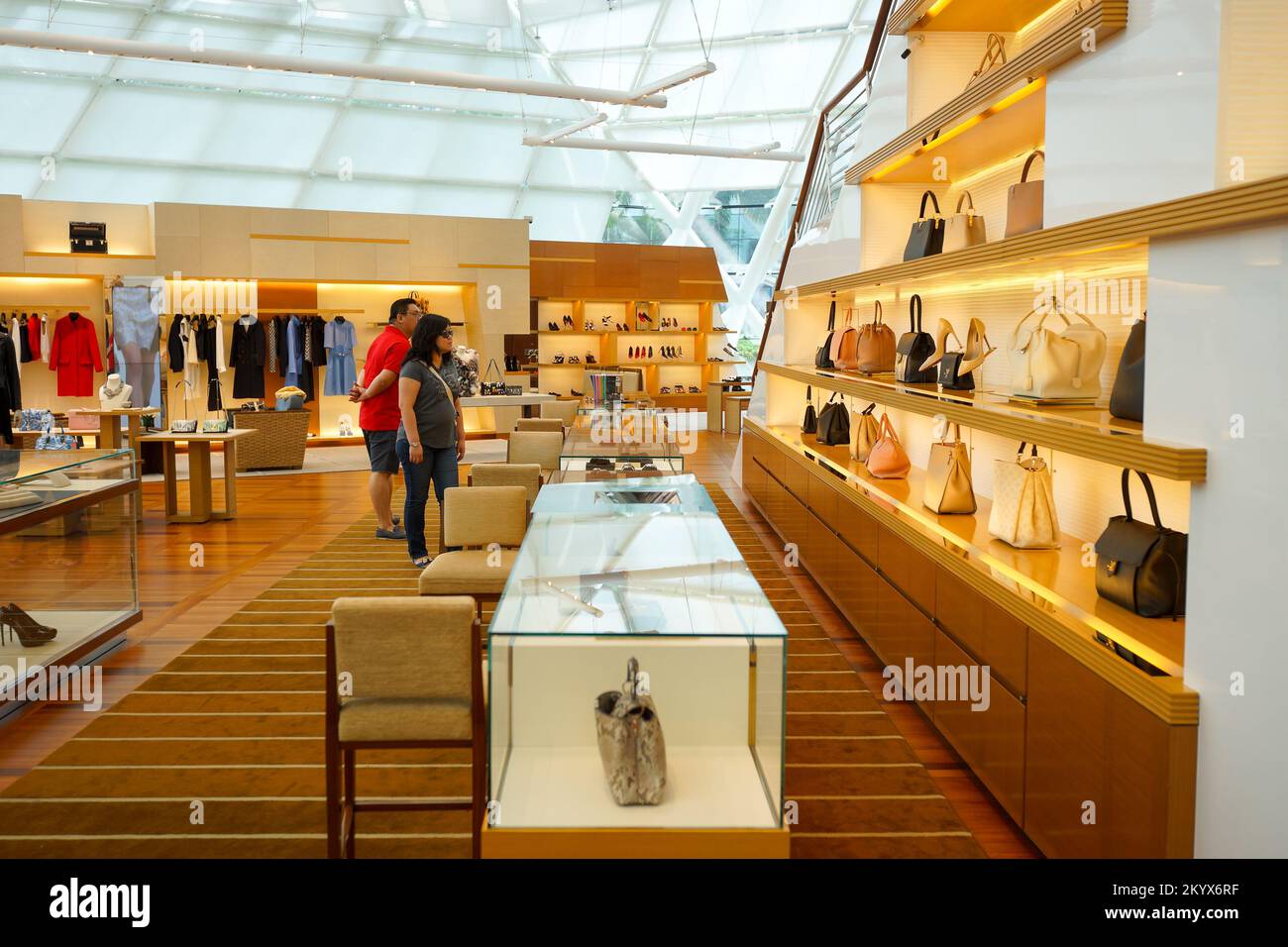 SINGAPORE - CIRCA APRIL, 2019: Interior Shot Of Louis Vuitton Store In  Changi International Airport. Stock Photo, Picture and Royalty Free Image.  Image 135603084.