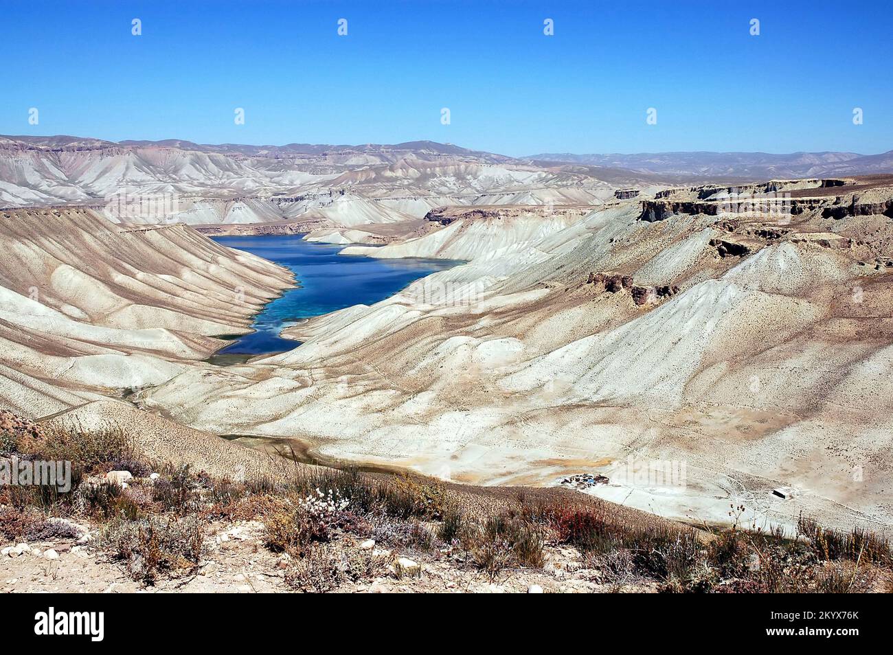 Band-e Amir lakes near Bamyan (Bamiyan) in Central Afghanistan ...