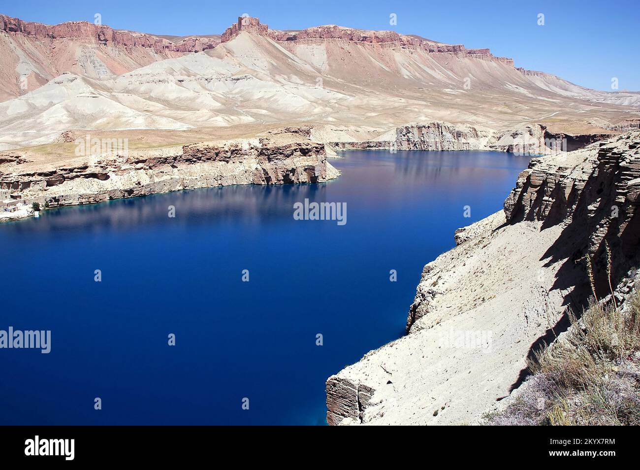 Bande Amir lakes near Bamyan (Bamiyan) in Central Afghanistan. This is