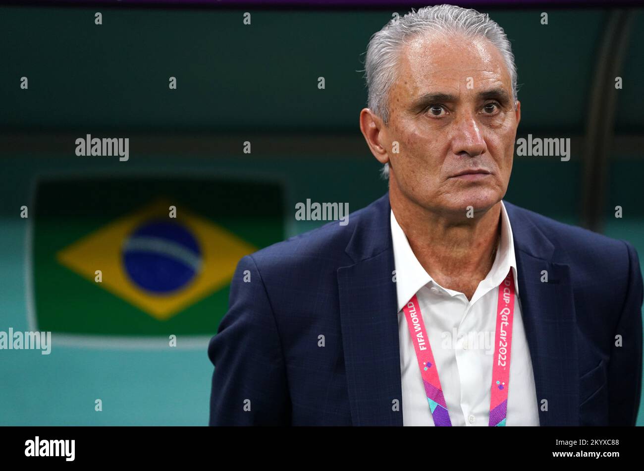 Brazil manager Tite during the FIFA World Cup Group G match at the