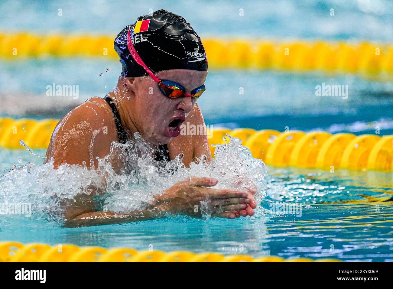 ROTTERDAM, NETHERLANDS - DECEMBER 2: Grace Palmer competing in the Women, 200m Breaststroke, Finals during the RQM Rotterdam Qualification Meet - Day 2 at Zwemcentrum Rotterdam on December 2, 2022 in Rotterdam, Netherlands (Photo by Jeroen Meuwsen/Orange Pictures) Credit: Orange Pics BV/Alamy Live News Stock Photo